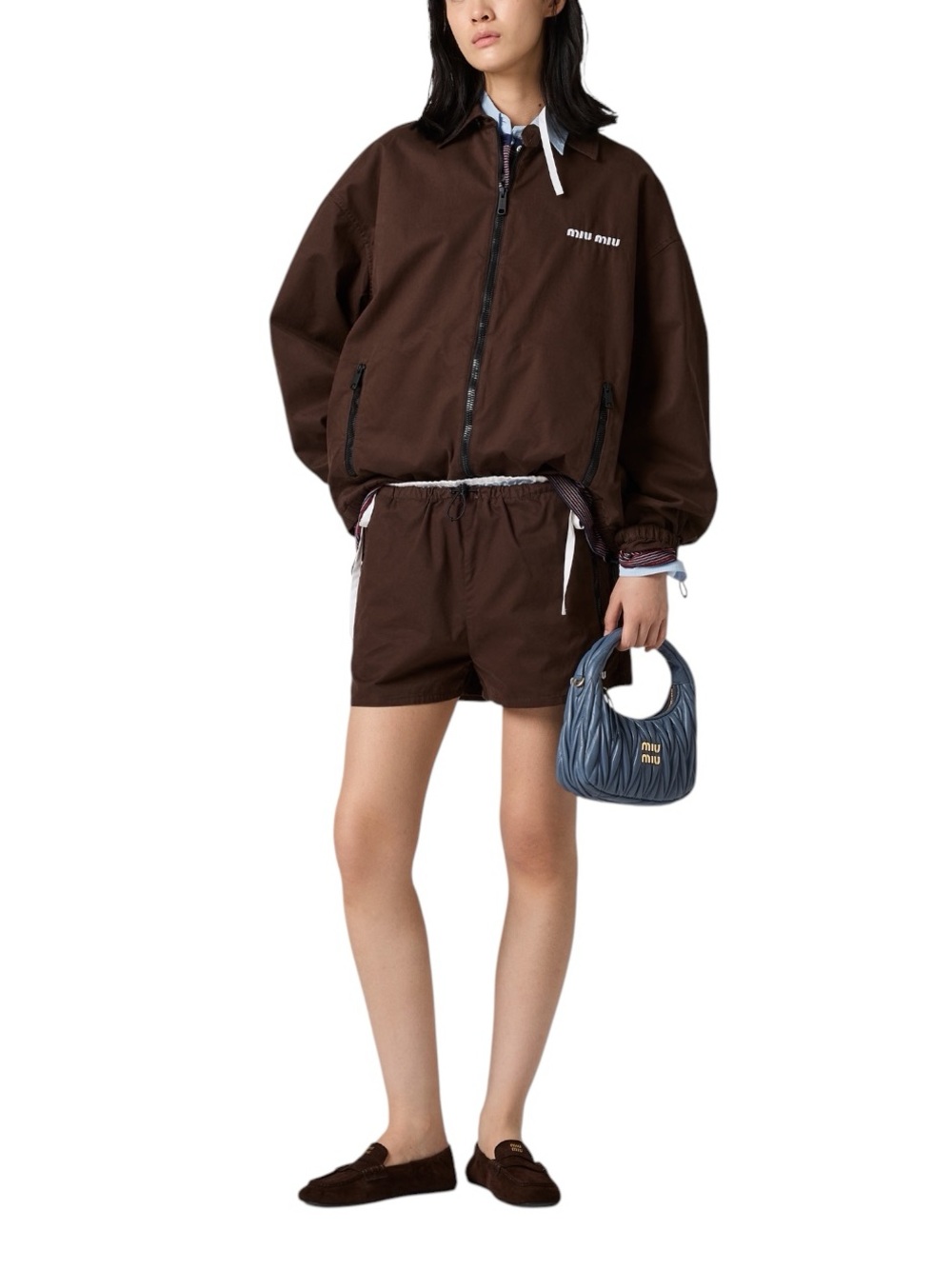 Miu Miu Washed gabardine blouson jacket It36 - Picture 3 of 6